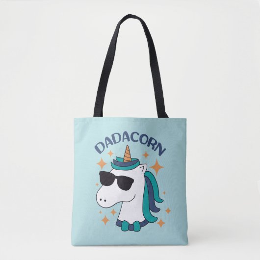 Dadacorn met zonnebril tote bag (Voorkant)