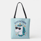 Dadacorn met zonnebril tote bag (Achterkant)