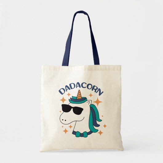 Dadacorn met zonnebril tote bag (Voorkant)