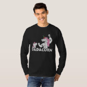 Dadacorn Unicorn Dad Daughter Fathers Day Matching T-shirt (Voorkant volledig)