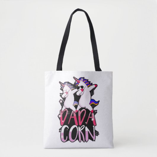 Dadacorn Unicorn Tote Bag (Voorkant)