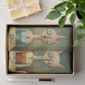 Dadaïst, surrealist. Uiteindelijk alleen maar geld Tissuepapier (Geschenk)