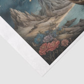 Dadaïstisch vrouwenpaar in een kubistische surreal tissuepapier (Detail)