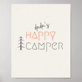 dada's gelukkige kampeerder. Poster & Prints