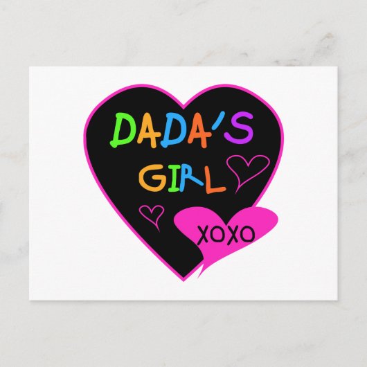 Dada's Girl T-Shirt, Mok, Button, Magnet, Meer Briefkaart (Voorkant)