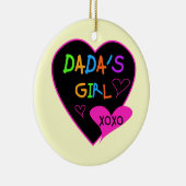Dada's Girl T-Shirt, Mok, Button, Magnet, Meer Keramisch Ornament (Rechts)