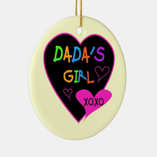 Dada's Girl T-Shirt, Mok, Button, Magnet, Meer Keramisch Ornament (Rechts)