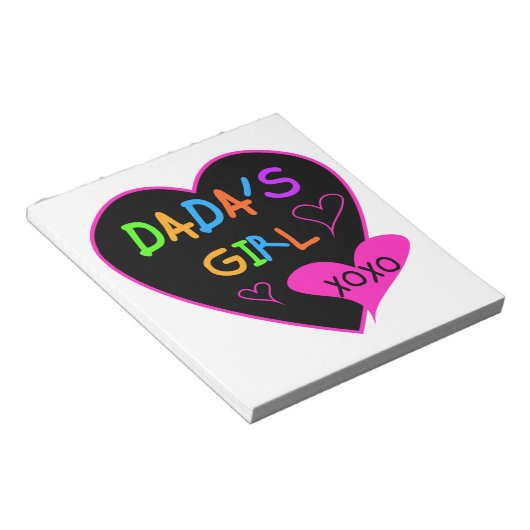 Dada's Girl T-Shirt, Mok, Button, Magnet, Meer Notitieblok (Schuin)