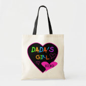 Dada's Girl T-Shirt, Mok, Button, Magnet, Meer Tote Bag (Voorkant)