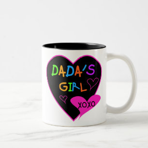 Dada's Girl T-Shirt, Mok, Button, Magnet, Meer Tweekleurige Koffiemok