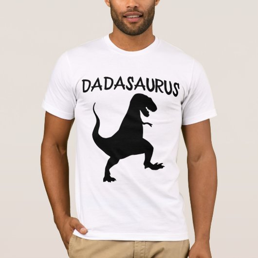 DADASAURUS DAD DINO T-Shirts (Voorkant)