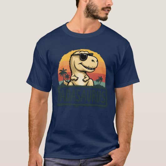 Dadasaurus Dinosaur Dada Saurus Vaderdag vriend T-shirt (Voorkant)