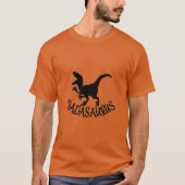 Dadasaurus Dinosaur T-Rex vaderdag voor vader pres T-shirt (Voorkant)