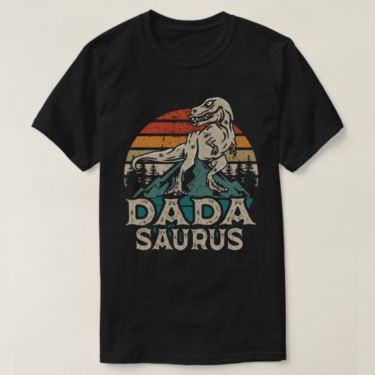 Dadasaurus dinosaurus vader vaderdag t-shirt (Design voorkant)