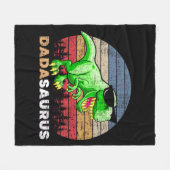 Dadasaurus Fleece Deken (Voorkant (Horizontaal))