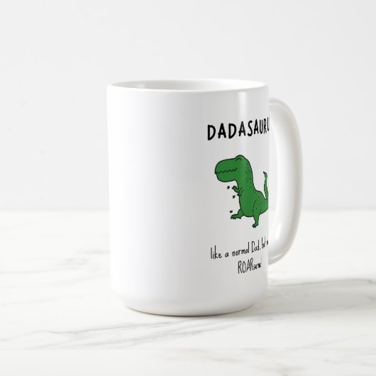 Dadasaurus Funny T-Rex Koffiemok (Voorkant rechts)