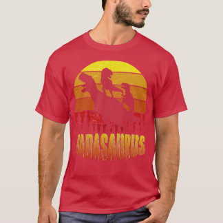 Dadasaurus Grappige Vaders Dag Voor Papa Papa Papa T-shirt