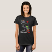 Dadasaurus Rex Autism Awareness Jigzaag Puzzle Pro T-shirt (Voorkant volledig)