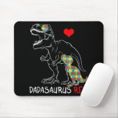 Dadasaurus Rex Autism Awareness Proud Dad's Muismat (Met muis)