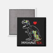 Dadasaurus Rex Autisme Bewustzijn Trotse Vader Vad Magneet (Voorkant / Achterkant)