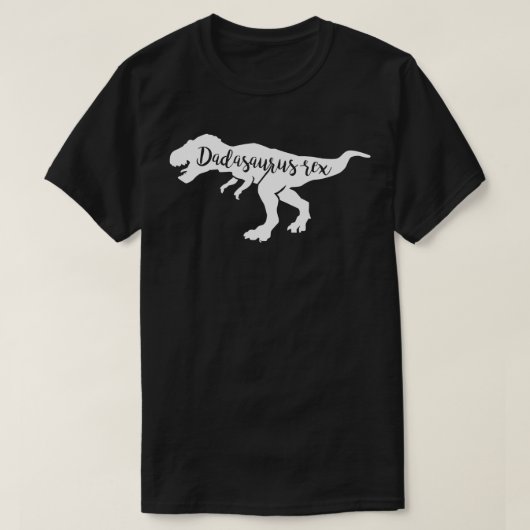 Dadasaurus Rex Funny Dad Dinosaur T-shirt (Design voorkant)