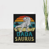 Dadasaurus T Rex Dinosaur Dada Saurus Family Match Kaart (Voorkant)