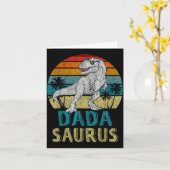 Dadasaurus T Rex Dinosaur Dada Saurus Family Match Kaart (Gele Bloem)