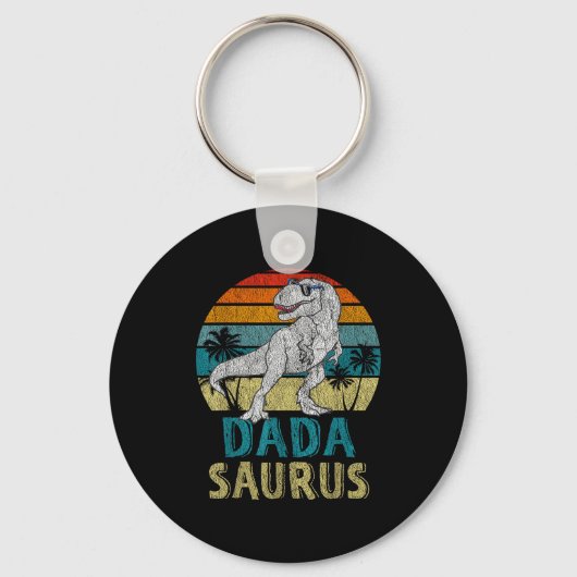 Dadasaurus T Rex Dinosaur Dada Saurus Family Match Sleutelhanger (Voorkant)