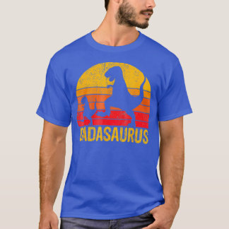 Dadasaurus T Rex en Babysaurus Grappige Dinosaurus T-shirt