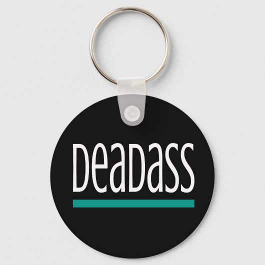 DADASSE ernstig voor Real Slang Cadeau Sleutelhanger (Voorkant)