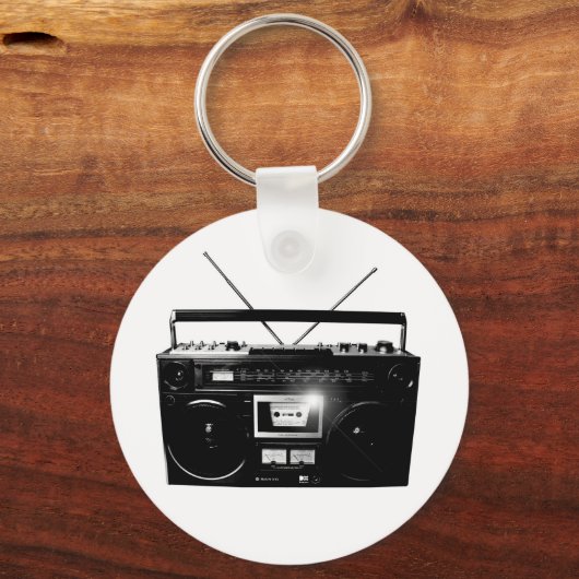 Dadawan Ghettoblaster-boombox 1980 Sleutelhanger (Voorkant)