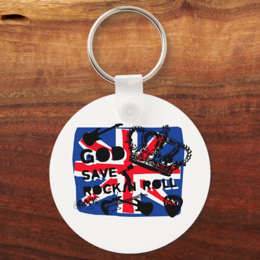 Dadawan God save Rock'n'Roll Sleutelhanger (Voorkant)