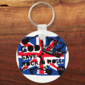 Dadawan God save Rock'n'Roll Sleutelhanger (Voorkant)