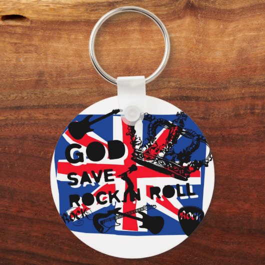 Dadawan God save Rock'n'Roll Sleutelhanger (Voorkant)