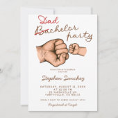 Dadchelor-Baby shower Kaart (Voorkant)