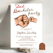 Dadchelor-Baby shower Kaart