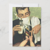  Dadchelor-Baby shower Man Shower Party Kaart (Voorkant)