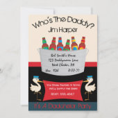 Dadchelor Diaper Keg Party-uitnodigingen Kaart (Voorkant)