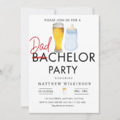 Dadchelor pa wordt Mannen Man Baby shower Kaart (Voorkant)