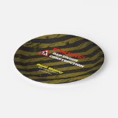 Dadchelor Party | Waarschuwing DAD in aanbouw Papieren Bordje (Gekanteld)