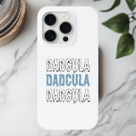 Dadcula Blue Halloween iPhone 15 Pro Case<br><div class="desc">Bescherm je iPhone 15 Pro met een vleugje Halloween-plezier met ons "Dadcula" Blue Halloween-Hoesje! Dit hoesje is speciaal ontworpen voor vaders die van een goede schrik genieten en beschikt over het speelse "Dadcula" -ontwerp in gedurfde, griezelige letters op een koele blauwe achtergrond. Dit duurzame hoesje biedt zowel stijl als bescherming...</div>