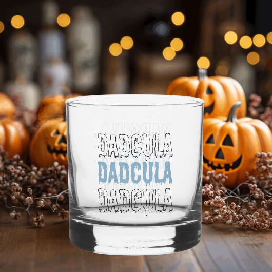 Dadcula Blue Halloween Whisky Glas