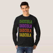 Dadcula Dripping Font Generic Halloween Costume T-shirt (Voorkant volledig)