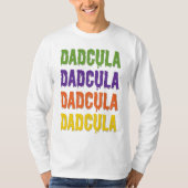Dadcula Dripping Font Generic Halloween Costume T-shirt (Voorkant)