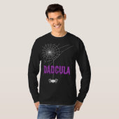 Dadcula druipend bloed-lettertype en spin t-shirt (Voorkant volledig)