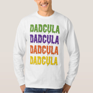 Dadcula druipende lettertype generieke Halloween k T-shirt