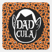 Dadcula... Fun Halloween quote Sticker (Voorkant)