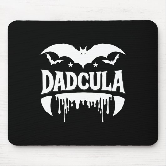 Dadcula Halloween Bat Vampire Fangs Flowing Effect Muismat (Voorkant)
