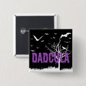 Dadcula Paarse druppelflesjes Vierkante Button 5,1 Cm (Voorkant /achterkant)