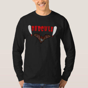 Dadcula Vader Papa Dracula Monster Kostuum Eenvoud T-shirt